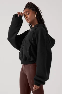 Zip Cloud Hoodie - Black 15 Zip Cloud Hoodie - Black -Popflex Store ZipCloudHoodie Black 5002 0907 Edit