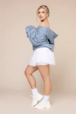 Zip Cloud Hoodie - Blue Storm -Popflex Store ZipCloudHoodie Blue Storm 5002 03674