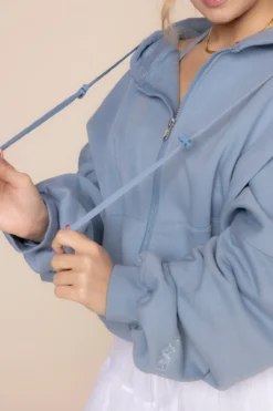 Zip Cloud Hoodie - Blue Storm -Popflex Store ZipCloudHoodie Blue Storm 5002 03767