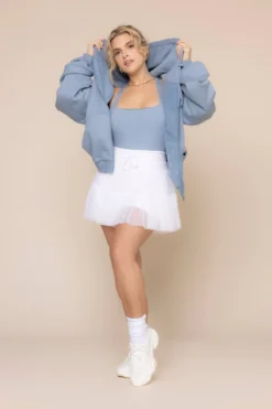 Zip Cloud Hoodie - Blue Storm -Popflex Store ZipCloudHoodie Blue Storm 5002 03786