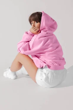 Zip Cloud Hoodie - Malibu Pink -Popflex Store ZipCloudHoodie Bubblegum 5002 0071 Edit 1