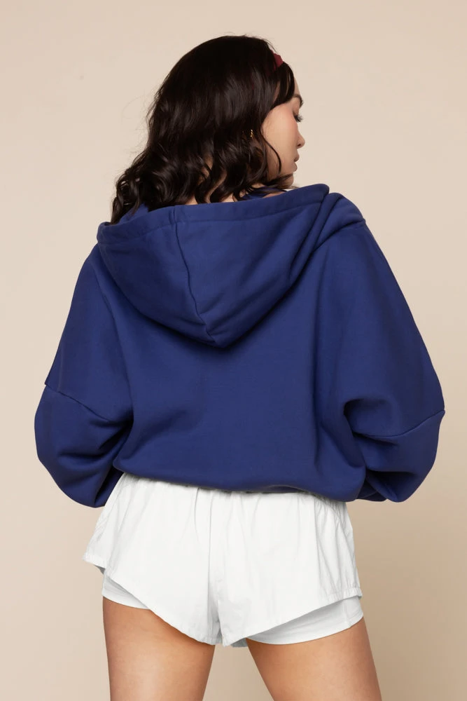 Zip Cloud Hoodie - Sapphire 8 Zip Cloud Hoodie - Sapphire - Image 8
