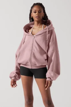 Zip Cloud Hoodie - Blush 13 Zip Cloud Hoodie - Blush -Popflex Store ZipCloudHoodie blush 5002 0088 Edit