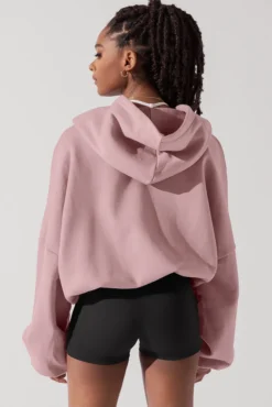 Zip Cloud Hoodie - Blush 16 Zip Cloud Hoodie - Blush -Popflex Store ZipCloudHoodie blush 5002 0118 Edit