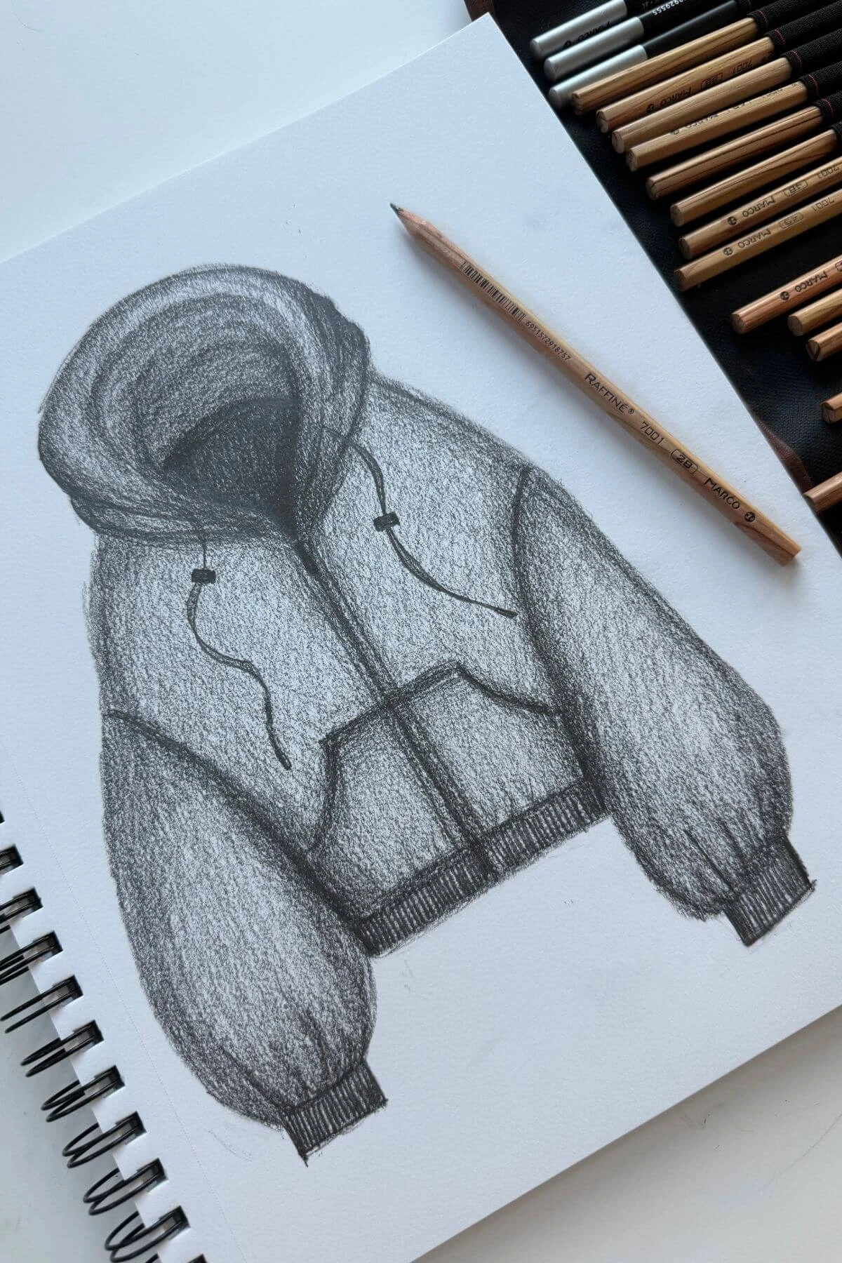 Zip Cloud Hoodie - White 4 Zip Cloud Hoodie - White - Image 4