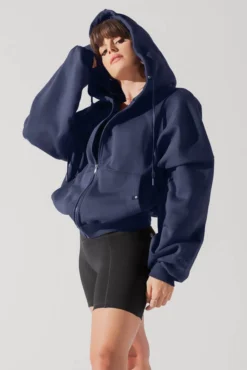 Zip Cloud Hoodie - Academic Navy -Popflex Store ZipHoodie AcademicNavy 5002 0010 Edit 1
