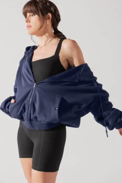 Zip Cloud Hoodie - Academic Navy -Popflex Store ZipHoodie AcademicNavy 5002 0019 Edit 1