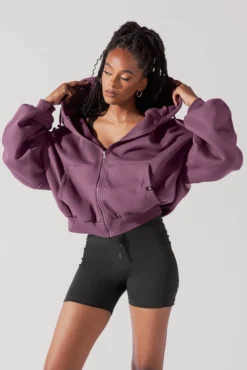 Zip Cloud Hoodie - Deep Plum 15 Zip Cloud Hoodie - Deep Plum -Popflex Store ZipHoodie DeepPlum 5002 0036 Edit 1