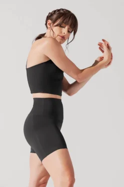 Daphne Corset Crop Top - Black -Popflex Store ZipHoodie GreenTime 5002 00071 Edit