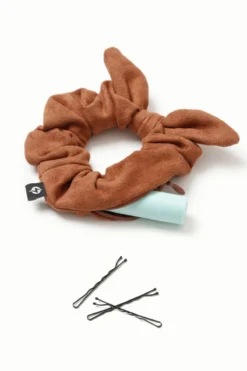 Secret Scrunchie With Bow -Popflex Store befulfilled popflex hair scrunchie rust open zipper 0056f81a 0bef 40b2 a33a e66f9b568aff