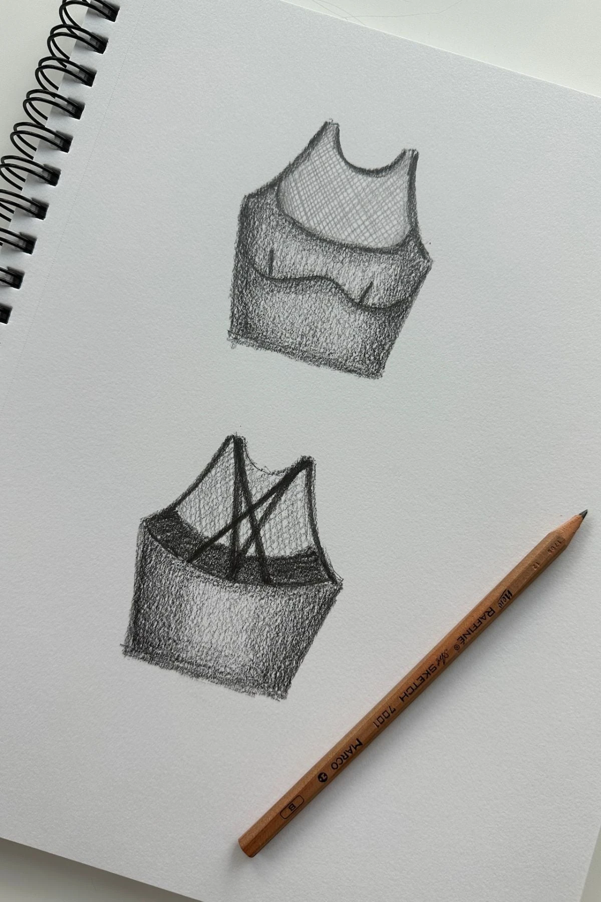 Celeste Mesh Crop Bralette - Leafless Tree 3 Celeste Mesh Crop Bralette - Leafless Tree - Image 3