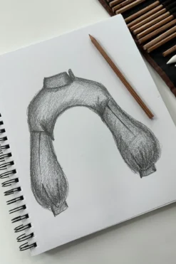 Mockneck Shruggie - Black 11 Mockneck Shruggie - Black -Popflex Store mockneckshruggiesketchpopflex 1